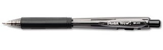 Pentel WOW! Druckkugelschreiber, Kugelschreiber, RT, MED, BK, 12 Stück