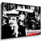 fotoleinwand24 Wandbild Al Capone (American Gangster) Bild - 100x70cm k. Poster ! Bild fertig auf Keilrahmen ! Pop Art Wandbild, Kunstdruck, UV beständig, Wohnzimmer-Deko