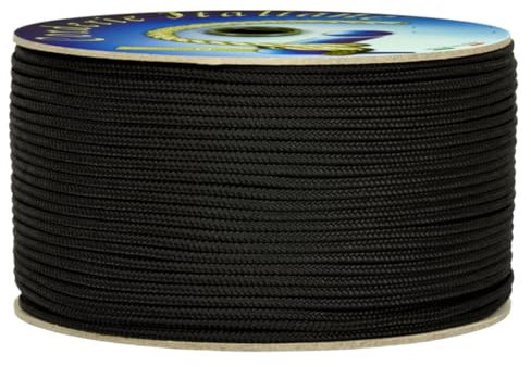 Corderie Italiane 006037057 Cordino Colorato Hobby, Nero, 2.5 mm, 50 mt, 2,5 mm