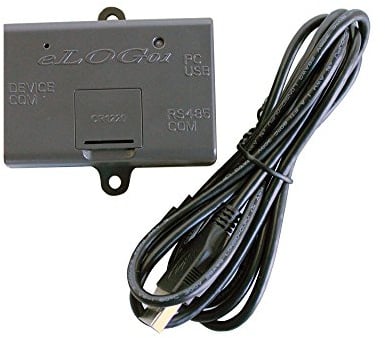 EPEVER eLOG01 Adapter für RS485, Kompatibel mit PC Soft eLOG01 und MT50, USB-Anschluss, Stromversorgung über Controller, LED-Anzeige