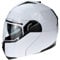 3GO E335 Motorcycle Helmet White Openable And Modular ECE Homologated Integral Men And Women Double Visor Bike Helmets (White,M (57-58 CM)) - White - M