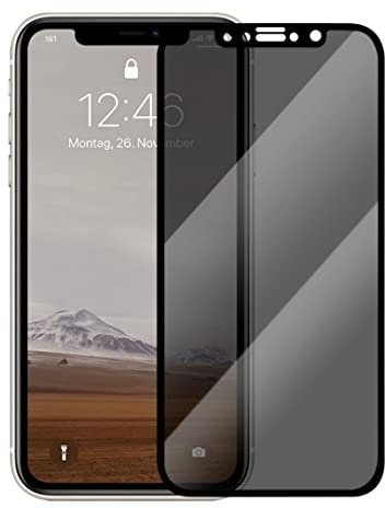 Woodcessories - Japanisches 3D Privacy Schutzglas kompatibel mit iPhone 11 Pro Max/Xs Max