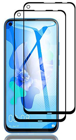 [2 paquetes] Huawei P20 Lite (2019) Protector de pantalla, Huawei P20 Lite (2019) Cobertura completa Protector de pantalla, vidrio templado HD transparente protector de pantalla para Huawei P20 Lite