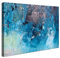 Visario 80 x 60 cm Bild auf Leinwand blau abstrakt 4012-SCT deutsche Marke und Lager - Die Bilder/das Wandbild/der Kunstdruck ist fertig gerahmt