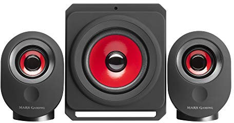 Mars Gaming MSX, PC Speakers 35W, 5 Multimedia Modes, 2.1 Subwoofer, 3.5mm Jack