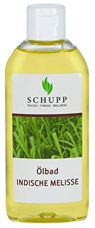 SCHUPP Ölbad Indische Melisse, 200ml - Badezusatz für ein wohltuendes Bad zur Entspannung und Beruhigung - hautpflegende Inhaltsstoffe - Made in Germany