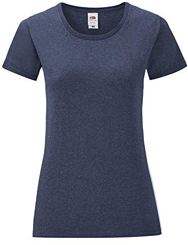 Fruit of the Loom Women's T-Shirt, Navy Blue Heather, S