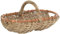 Rosenkorb Pilzkorb Blumenkorb Geschenk Korb für Hochzeit Blumenmädchen/Rosenkorb Bügelkorb aus Rattan