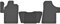 edecor Gummifussmatten Automatten Gummimatten Gummi Fußmatten Satz Set für Mercedes Vito W639 Bj. 2003-2014