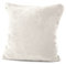 heimtexland ® Flanell Kuschel Kissen Super Soft Dekokissen Plüsch Typ380 Kissenhülle Creme 48x48 cm