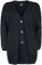 Urban Classics Damen Ladies Chunky Fluffy Knit Cardigan Strickjacke, Black, XXL