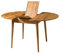 Nordic Story Esstisch Scandi 5 (rund, ausziehbar) • Tisch für Küche, Esszimmer & Wohnzimmer • Massivholz (Eiche) • Eiche Natur • Runder Ausziehtisch (110-145 x 110 x 75 cm)