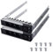 HUYUN 2pcs Pack 2.5 DXD9H SAS SATA Hard Drive Caddy Tray Enclosure Compatible for Dell PowerEdge Servers 14th Gen R440 R640 R740 R740xd R840 R940 R6415 R7415 R7425