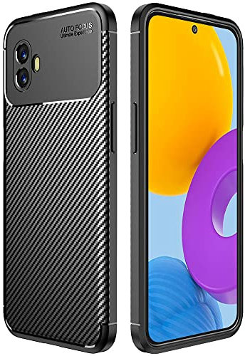 TECHGEAR Coque Galaxy XCover 6 Pro [CarbonFlex Case] Noir Flexible Antichoc Silicone Coque en TPU Protection [Conception en Fibre de Carbone] Compatible avec Samsung Galaxy XCover 6 Pro