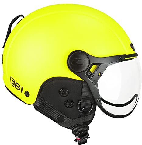 CGM EBI Skihelm Unisex Erwachsene, Neongelb, matt, XXS (51-52cm)