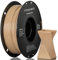 PETG Filament 1.75mm, TINMORRY Rapid PETG-Eco 3D Druck Filament, Kompatibel mit Bambu Lab/Creality K1C / FLASHFORGE Adventurer 5M /Anycubic Kobra 3 / QIDI FDM 3D Drucker, 1 KG 1 Spule, Apricot