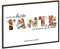 GRAVURZEILE Holzschild mit Foto - Familie Design - Personalisiert mit Namen und eigenen Fotos - Personalisiertes Foto Geschenk zum selbst gestalten für Sie & Ihn - DIN A4 Format - Farbe: Tante