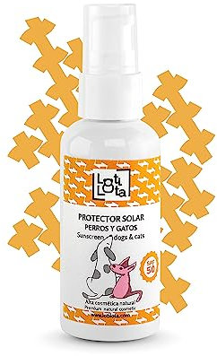 LOTI LOTA Sonnenschutz 50 für Hunde und Katzen – 60 ml – maximaler Sonnenschutz – wasserdicht – spendet Feuchtigkeit und schützt – pH-neutral