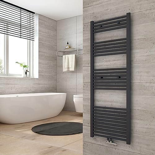 Heilmetz Toallero Secador 140 x 50 cm,radiador toallero baño Antracita