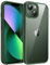JETech Case for iPhone 13 6.1-Inch, Shockproof Phone Bumper Cover, Solid Color Matte TPU Frame, Anti-Scratch Clear Back (Green)