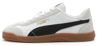 PUMA Women's Club 5v5 Sneaker White Black-Feather Gray, 8.5