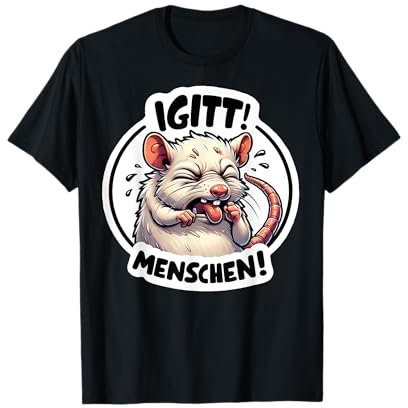 Igitt Menschen Ich hasse Menschen Sarkasmus Ironie Spruch T-Shirt