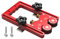 Double Wheel Bearing Stock Roller with Sliding Block, 160mm Rail Table Saw Jig Roller for Woodworking Stock Roller Guides Table Saw Feeder (1)