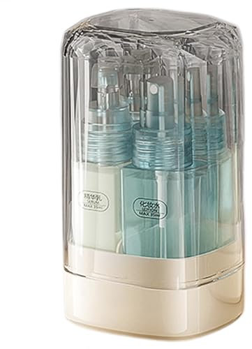 Juego de botellas de viaje 4 en 1, botellas vacías, botellas de cosméticos, botellas pequeñas, contenedor de champú para rellenar