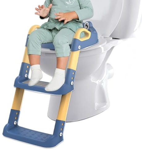 Sedile WC Con Sgabello, Scaletta Per WC, Sedile Pieghevole Per Vasino Per Bambini | Sedile Per WC Con Sgabello, Scala Per Casa, Bagno