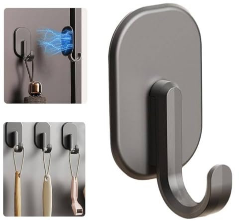 1/3/5 Pcs Magnetic Hooks, Strong Magnetic Magnet Hooks for Cruise Cabin, Heavy Duty Magnetic Hooks for Fridge Microwave Washing Machine Door (1 Pcs)