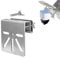 Camera Mount,Solar Security Camera Mounting Bracket,Adjustable Wall Mount Camera Holder Accessories,Weatherproof Stainless Steel Gutter Mount,Compatible with Eufy Security SoloCam S340(Black)