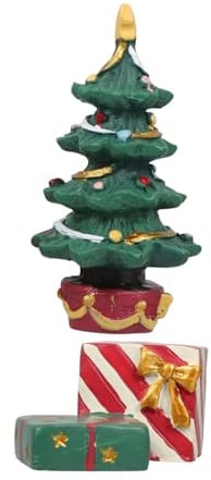 Weihnachten Geschenkideen Weihnachtsbaum Aquarium Dekor Kunstharz 1 Satz | Vivid und Lifelike, Easy Rinse Cleaning, für Freshwater Tanks und Desktop, Holiday Aquarium Setup