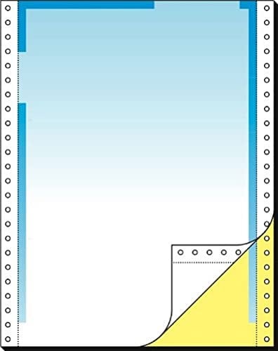 SIGEL 26246 Endlos-Briefbogen 12 Zoll x 240 mm (A4 hoch), 80/57 g, 500 Sätze 2fach, Druckerpapier