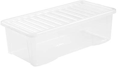 Whatmore CRYSTAL 62L BOX & LID CLEAR 11495