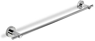 Croydex Flexi-Fix Pendle Towel Rail, Chrome, 85 x 675 x 45mm, Silver