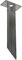 SLV mechanische Komponente ERDSPIESS für IPERI / Erdspieß für Außenlampe, Beleuchtung von Garten, Terrasse, Pflanzen, Wegen, Aussen-Leuchte, Außen-Strahler / grau