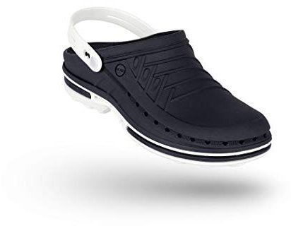 WOCK Clog con Cinturino e Steri-Tech Soletta, Zoccoli Lavoro Sanitario Donna e Uomo - Sterilizzabile, Antistatico, Traspirante e Antiscivolo