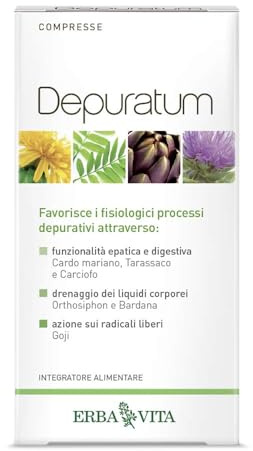 Erba Vita Depuratum Integratore Alimentare - 30 Capsule