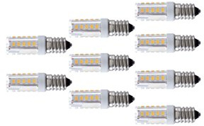 NuLoXx 9er Pack LED Röhrenlampe 4,3W/840 E14, 4000K neutralweiß 450LM, 360° Abstrahlwinkel, AC 220-240V
