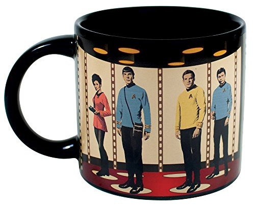 Star Trek Transporter Kaffeetasse ca. 350 ml I Thermoeffekt Kaffee - Tee-Becher für Trekkies & Nerds I Geschenk für Star Trek Fans