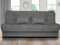 Amazing Sofas NEW LARGE CLICK CLACK SOFA BED FABRIC WITH STORAGE 3 SEATER DOUBLE BED WERSALKA (Dark Grey)