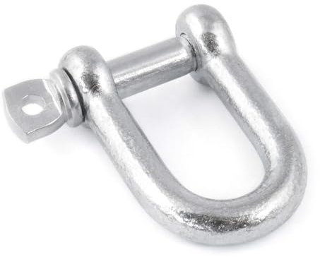 DQ-PP GERADE SCHÄKEL | 20mm | 1 Stk. | Stahl Verzinkt | Zubehör zum Verbinden von Seilen und Ketten