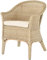 korb.outlet Rattan-Sessel Natur/Esszimmersessel Korb-Sessel inkl. Polster Beige/Rattanmöbel Rattansessel Rattanstuhl mit Armlehnen Lounge Flechtsessel (Grau, mit Polster)