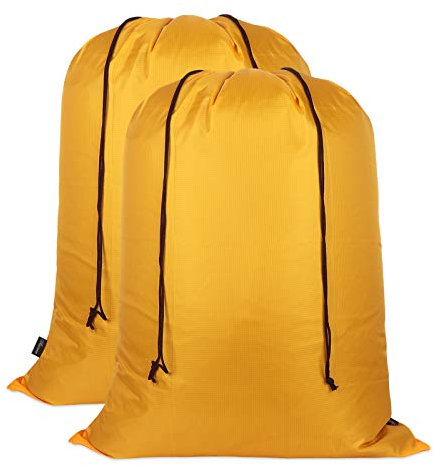 Asonen Bolsas grandes para lavandería, paquete de 2 unidades de 68x90CM, a prueba de desgarros, portátil, gran capacidad, bolsas de almacenamiento de para estudiantes,apartamentos,viajes,vacaciones