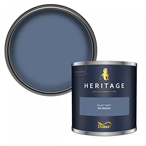 Dulux Trade Heritage Velvet Matt Emulsion DH Indigo - 1ltr