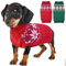 KATZINST Hundepullover Kleine Hunde, Weihnachtspullover Hund, Hundepullover Fleece Hundepullover Weihnachten, Pullover für Französische Bulldogge Dackel Chihuahua Yorkshire, Rot S
