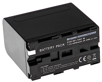 vhbw batteria compatibile con Sony CCD-TRV94E, CCD-TRV940, CCD-TRV95K, CCD-TRV95E, CCD-TRV95, CCD-TRV98 fotocamera (6000mAh, 7,4V, Li-Ion)