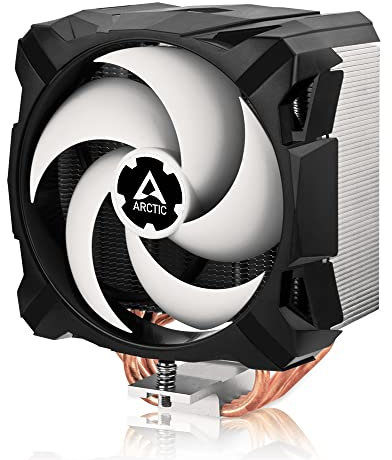 ARCTIC Freezer A35 - Dissipatore CPU a torre singola compatibile con compatibile con AMD, Ventola P da 120 mm ottimizzata per la pressione, 0-1800 RPM, 4 Heatpipes, Pasta Termica MX-5 inclusa - Nero
