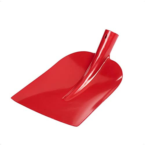 Rekord Holsteiner Schaufel (Stahl) rot pulverbeschichtet 25x27 cm- ohne Stiel, Sandschaufel, Bauschaufel, Gartenschaufel, Shovel, Schüppe, Kiesschaufel, Zementschaufel