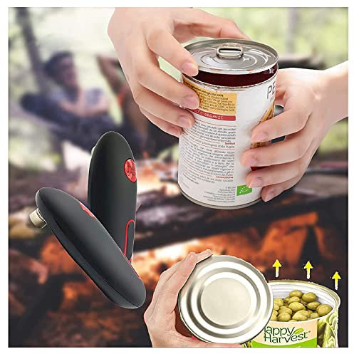 Weysat Abrelatas Seguridad, Apertura con Un Toque Abrelatas Electrico para Latas Grandes, Adapta A El TamañO De Lata para Cocineros Amas De Casa Ancianos